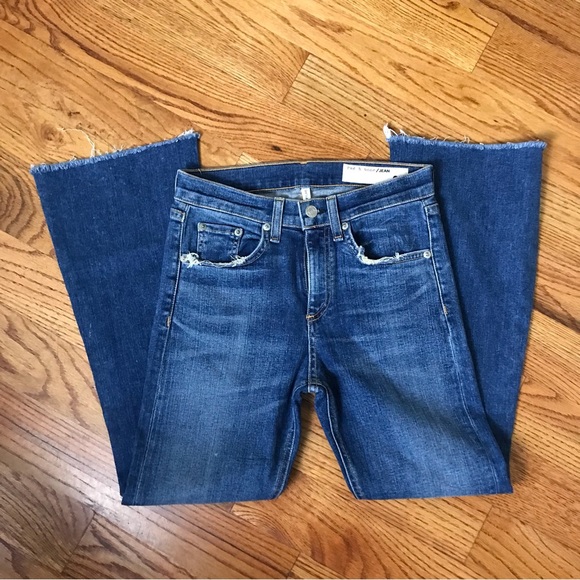 Rag & Bone 10” Crop Flared Jeans - Picture 5 of 11